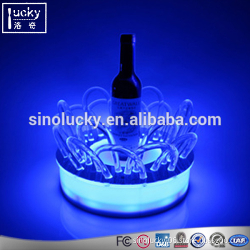 Acrylic material custom led bottle glorifier used in bar